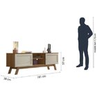 Conjunto Rack Com Painel Para Tv Até 60 Polegadas Ema Retrô C