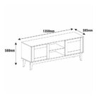 Conjunto Rack Com Painel Para Tv Até 60 Polegadas Retrô Safir