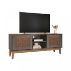 Conjunto Rack Com Painel Para Tv Até 60 Polegadas Retrô Safir