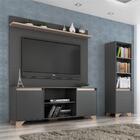 Conjunto Rack Com Painel Tv 40" E Livreiro Multimóveis Cr4510