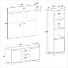 Conjunto Rack Com Painel Tv 40" E Livreiro Multimóveis Cr4510