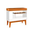 Conjunto Rack E Adega Espanyol Branco Nature