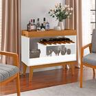 Conjunto Rack E Adega Espanyol Branco Nature