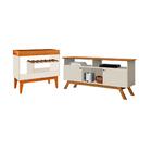 Conjunto Rack E Adega Espanyol Off White Nature