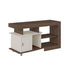 Conjunto Rack E Aparador Ondurmã Amendoa Off White