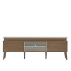 Conjunto Rack E Cristaleira E Mesa De Centro Murano Cinamomo/