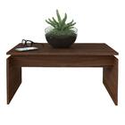 Conjunto Rack E Mesa Centro Harare Amendoa Off White