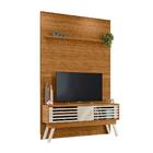Conjunto Rack E Painel 1.54 Delaware Naturale Off-white