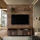 Conjunto Rack E Painel 2.08 Samoa Imperial Sépia