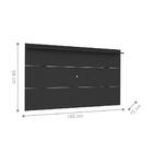 Conjunto Rack E Painel Albury Preto