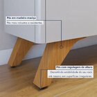 Conjunto Rack Grécia 180cm Com Painel Ripado Para Tv De Até 7