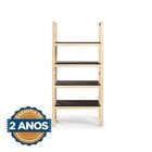 Conjunto Rack, Mesa De Centro E 2 Estantes Madeira Maciça Gua