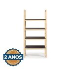 Conjunto Rack, Mesa De Centro E Estante Organizadora Madeira