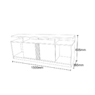 Conjunto Rack Milan E Painel Real Para Tv Até 65" 01 Porta E