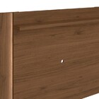 Conjunto Rack New Blumenau E Painel Aurora Nogueira Com Led -