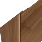 Conjunto Rack New Blumenau E Painel Aurora Nogueira Com Led -