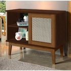 Conjunto Rack Para Tv 2 Portas E Aparador 1 Porta Freijó