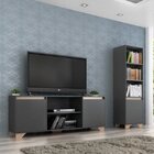 Conjunto Rack Para Tv 42 Polegadas E Estante Benevello 2040