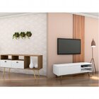 Conjunto Rack Para Tv Até 48 Polegadas 1 Porta Aparador 2 Por