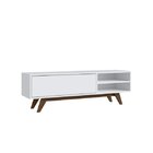 Conjunto Rack Para Tv Até 48 Polegadas 1 Porta E Aparador 2 P