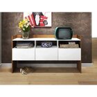 Conjunto Rack Para Tv Até 48 Polegadas 1 Porta E Aparador 3 P