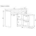 Conjunto Rack Para Tv Até 48 Polegadas 1 Porta E Escrivaninha