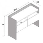 Conjunto Rack Para Tv Até 48 Polegadas 2 Portas E Aparador 2