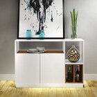 Conjunto Rack Para Tv Até 48 Polegadas 2 Portas E Aparador 2