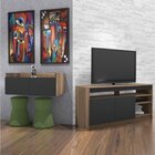 Conjunto Rack Para Tv Até 48 Polegadas 2 Portas E Aparador Su