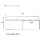 Conjunto Rack Para Tv Até 48 Polegadas 2 Portas E Aparador Su