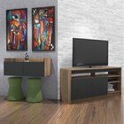 Conjunto Rack Para Tv Até 48 Polegadas 2 Portas E Aparador Su