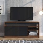 Conjunto Rack Para Tv Até 48 Polegadas 2 Portas E Bar Com Ade