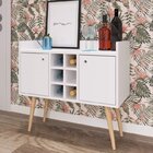 Conjunto Rack Para Tv Até 48 Polegadas 2 Portas E Bar Com Ade