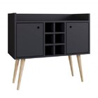 Conjunto Rack Para Tv Até 48 Polegadas 2 Portas E Bar Com Ade