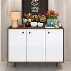 Conjunto Rack Para Tv Até 48 Polegadas 2 Portas E Buffet 3 Po