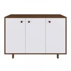 Conjunto Rack Para Tv Até 48 Polegadas 2 Portas E Buffet 3 Po