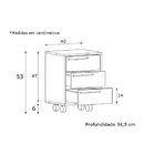 Conjunto Rack Para Tv Até 48 Polegadas 2 Portas E Gaveteiro M