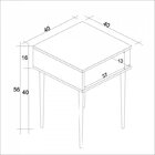 Conjunto Rack Para Tv Até 48 Polegadas 2 Portas E Mesa Latera