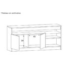 Conjunto Rack Para Tv Até 48 Polegadas 2 Portas E Mesa Latera