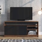 Conjunto Rack Para Tv Até 48 Polegadas 2 Portas E Mesa Latera