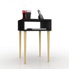 Conjunto Rack Para Tv Até 48 Polegadas 2 Portas E Mesa Latera