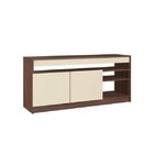 Conjunto Rack Para Tv Até 48 Polegadas 2 Portas E Mesa Latera