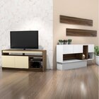 Conjunto Rack Para Tv Até 48 Polegadas E Aparador 2 Portas Cu