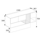 Conjunto Rack Para Tv Até 48 Polegadas E Aparador 2 Portas Cu