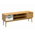 Conjunto Rack Para Tv Até 55 Polegadas E Mesa De Centro Em Ma