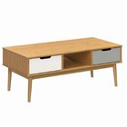 Conjunto Rack Para Tv Até 55 Polegadas E Mesa De Centro Em Ma