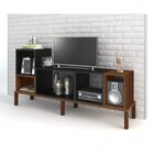 Conjunto Rack Para Tv Até 65 Polegadas E Estante Modular 5 Ni