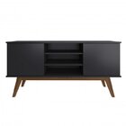 Conjunto Rack Para Tv Até 65 Polegadas E Estante Modular 5 Ni