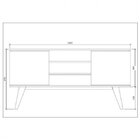 Conjunto Rack Para Tv Até 65 Polegadas E Estante Modular 5 Ni