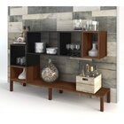 Conjunto Rack Para Tv Até 65 Polegadas E Estante Modular 5 Ni